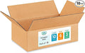Medium Moving & Shipping Boxes 10x6x3 inches (10-Pack) - Extra Strength 200 lb vs Regular - Corrugated Cardboard Boxes for USPS/UPS/FEDEX - Packaging Box - Corrugated Box by IDL Packaging