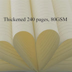 SLFreMint Premium Hardcover A5 Notebook with Pen and Pen Holder, Card Pockets, 240 Pages, College Ruled, 80GSM, Leather Note Book for Work, Study, and Diary, Suitable Journal for Both Men and Women