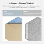 Amantech 12 Pack Acoustic Panels Self Adhesive Sound Proof Foam, High Density Sound Acoustic Foam Panel, 12X10.23X0.4 Inch Hexagon Wall Panels in Home,Office,Reccording Room,Studio(Light Sky Blue)