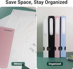 MUKAWA 1 Inch 3 Ring Binder, D-Ring Binder Holds 250 Sheets, PP Cover with Writable Spine Label, Lay-Flat Design, Letter Size 8.5x11, Lightweight for School, Office & Home Organization, 1 Pack, Beige