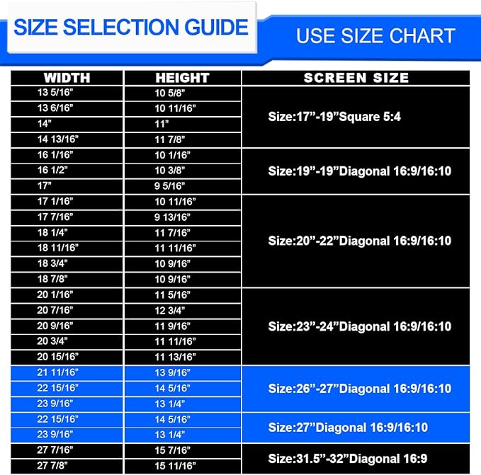 GUDTEKE Computer Privacy Screen Filter 27" Hanging Privacy Screen Protector Compatible Widescreen Computer Monitor with Aspect Ratio 16:9,Anti-Glare Privacy Screen Protector (27" Diagonal (16:9))