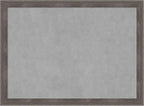 Amanti Art Grey Framed Magnetic Board 23x31 Medium Vision Board for use with Magnets, 100% Metal Sheet to Display Items as Office Decor or for Home Organization in mudroom, Kitchen or Kids Room