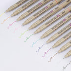 Attom Tech Art [12 Colors] 05 Micro, Fineliner Pen Set Ink, Fine Point Pen,Multi-liner, Sketching, Anime,Artist Illustrating/Technical Drawing,Office Documents