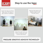 DEART Colored Masking Painters Labeling Tape Masking Tape 1 inch Color Painter Tapes for Arts & Crafts Labeling or Coding, Art Supplies Color Tape Rolls, Colorful Craft Tapes