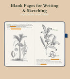 PAIBAS Blank Journal Notebook for Women Men,160 Pages,A5 Hardcover Sketchbook for Drawing, Sketch book, Unlined Notebooks for School,Work, Note Taking,Travel Journals for Writing 5.8"x8.5" (Black)
