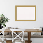 Amanti Art White Cork Board for Wall, 24x32 Vision Board with Gold Frame, Medium Corkboard Office Decor for Home Organization, Casual Corkboard Pinboard to display items for home organization