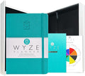 Wyze Planner Undated Daily Planner – 1-Year B5 Productivity Organizer with Two-Page Weekly Spread, Goal Setting, Habit Tracker, Weekly & Monthly Pages – Hardcover Time Management Notebook (Turquoise)
