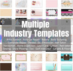 Custom Business Cards Double-Sided Personalized Stationery | Professional 300GSM Matte Paper for Small Business | 3.5x2 Inch