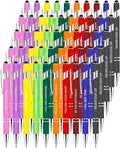 Luxeviss 50 Pcs Inspirational Pens Bulk - Motivational Ink Ballpoint Pen with Quotes Stylus Tip Nurse Gifts for School Coworkers Office Supplies Black Ink