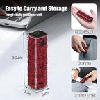 walrfid 2 Pack Car Screen Cleaner, Computer Screen Cleaner Spray and Wipe, Laptop Cleaning Mist Kit for Electronic iPad, iPhone, Phone, MacBook, TV, Car Monitor Display, with Graffiti Case, Black Red