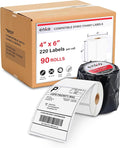 enKo Dymo 4XL Labels 4 x 6 1744907 Compatible for Dymo Labelwriter 4XL Shipping Label Thermal Printer (90 Rolls, 19,800 Labels)