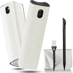 walrfid 2Pcs Car Screen Cleaner, Laptop Screen Cleaner Spray and Wipe, Electronic Computer Cleaning Kit for iPad, iPhone, Cellphone, Monitor, MacBook Pro, Car Display, Tablet, TV Flat Screens, Cream