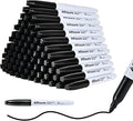 Affisure Permanent markers, 100 packs permanent markers bulk, quick dryingin one second, waterproof, smooth, noteasy to erase, durable, can be markedon glass, tiles and cloth, office supplies