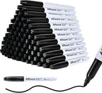 Affisure Permanent markers, 100 packs permanent markers bulk, quick dryingin one second, waterproof, smooth, noteasy to erase, durable, can be markedon glass, tiles and cloth, office supplies