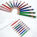10pcs Inspirational Pens Set Stylus Pens Design Black Ink Smooth Writing Pens No Smudge Office Essentials Inspirational Quotes Engraving Pen for Employee Benefits and Team Rewards Motivational Gifts