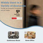 In Session or Available Sign,Vacant Occupied Indicator for Home Office Hotles Hospital Restroom, Slider Door Sign Tells Whether Room in Use or Available-7'' x 1.5'' - Stainless Steel,Silver