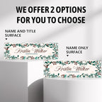 Personalized Name Plate for Desk Custom Acrylic Desk Name Plate Custom Employee Appreciation Gifts Office Gifts for Women, Men, Boss, Coworkers, Teacher, Nurse (Holly)