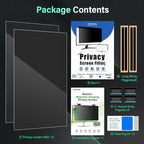 [2 Pack] Magnetic 27 Inch Computer Privacy Screen for 16:9 Aspect Ratio Widescreen Monitor, Hanging Eye Protection Anti Glare Blue Light Computer Monitor Privacy Filter, Removable 27 in Protector Film