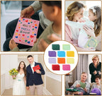 Silunkia 100 Packs 10 Assorted Colors Blank Note Cards and Envelopes 4.25 x 5.5 Heavyweight Single Panel Cardstock and A2 Envelopes Printable Self Seal for Wedding, Invitations, Thank You Cards
