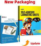 Uinkit 10Mil Thick Self-Seal Laminating Sheets - Ultra Strong, Bubble-Free Protection for Documents & Crafts (10 Pack, 9x11.5 Inch)