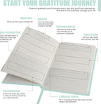 Gratitude Journal Daily Affirmations with Simple Guided Format-Undated Life Planner, Daily Planner, for You More Happiness, Positivity, Affirmation, Mindfulness&Self Care(Wathet Blue)