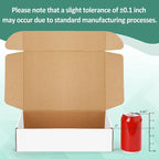 Eupako 12x9x3" White Shipping Boxes Corrugated Box Mailers 20 Pack Cardboard Shipping Boxes for Small Business, Mailing
