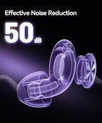 Ear Plugs for Sleeping 50dB Earplugs Noise Cancelling Ear Plugs for Noise Reduction Concerts Soft Reusable Silicone Earplugs for Snoring Side Sleepers Shooting Airplanes with 7 Eartips Case Blue