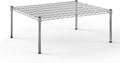 Regal Altair 30''W x 36''L x 14''H Chrome Plated Wire Dunnage Rack | Off The Floor Storage