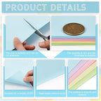 Sinmoe 100 Sheets 5 Shades Cardstock Paper 8.5 x 11 Inches 180gsm Solid Core Printer Paper for Scrapbooking DIY Arts Crafts Making Office Home Supplies (Macaron Series)