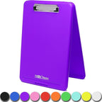 Think2Master Purple Plastic Storage Clipboard. | 25% Heavier & 25% Sturdier| Heavy Duty and Won’t Flex or Bend Like Other Brands (Compare The Weight). Storage Compartment Holds 150 Letter Sized Paper.