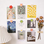 50Pcs Flower Push Pins for Cork Board Decorative Cute Push Pins for Bulletin Board Floral Wall Thumb Tacks for Corkboard Flower Pushpin for Bulletin Boards Wall Decor Hanging Photo Poster Office Home