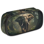 Pardick 3D Elephant Pencil Case，Big Capacity Pencil Pouch Coin Pouch Stationery Organizer For Teen School