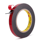Automotive Acrylic Plus Attachment Tape 0.55" x 18Ft Made of 3M Double Sided Tape PT1100 Heavy Duty for Moldings Claddings Panels Pads and Other Car Automotive Applications