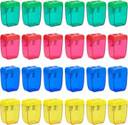 AUSTARK 24Pcs Pencil Sharpener Manual, Small Dual Hole Pencil Sharpeners Bulk for School Office Home, Back to School Supplies