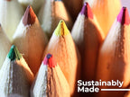 Assorted-Stick Twig Colored Outdoor Wooden Pencils Tree Child Camping Decorative Color