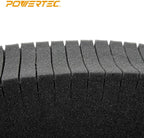 POWERTEC Tool Box Foam Insert, Pluck Foam Tool Organizer for Bosch L-Boxx 2, Customizable Insert for Tool Case to Protect Drill, Impact Driver, Jigsaw, Router Tool, Angle Grinder, Sander (71603V)