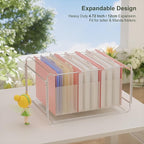 EcoStash Extra Capacity Hanging File Folders, 4.72" Reinforced Wheat Straw Expanding Hanging Folder Letter Size, Large Capacity for Filing Cabinet,-Strawberry Pink-3 Packs