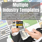 Custom Business Cards Double-Sided Personalized Stationery | Professional 300GSM Matte Paper for Small Business | 3.5x2 Inch