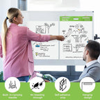 Sticky Easel Pad, Anchor Chart Paper, Our Sticky Easel Pads measure 13 x 17 inches, Featuring Self-stick Chart Paper Designed with Exceptional Adhesion Perfect for Teachers, Professionals, and Educators Alike, 30 Sheet/Pad, 3 Pads (1, White)
