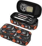 Basketball Fun Sport Ball Pencil Case Big Capacity Storage Pencil Pouch Stationery Bags With Zipper Portable Pen Holder Box Organizer For Boys Girls Teens Student College School Office Supplies