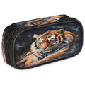 Pardick Pencil Case，3D Tiger Big Capacity Pencil Pouch Coin Pouch Stationery Organizer For Teen School