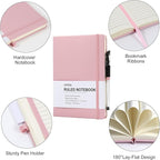 LYDTICK 20 Pack Journals for Writing College Ruled Notebooks Journal in Bulk, Hardcover Notebooks (200Pages) for Note Talking, Lined Bullet Journals for Home School Office, 5.7"x8.4", Pink