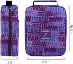 qianshan Pencil Case Holder Slot - Holds 202 Colored Pencils or 136 Gel Pens with Zipper Closure - Large Capacity Pen Organizer for Watercolor Pens or Markers - Perfect for Beginner and Artist Purple