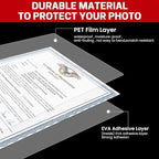 CAREGY 5 Mil Thermal Laminating Pouches (200 Pack) - 9x11.5 Inch Laminating Sheets for 8.5x11 Documents, Clear,Office & School Laminator Supplies