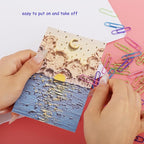 Ufmarine Colored Paper Clips, 480 Pcs Medium Paper Clips 1.3 inch for Office