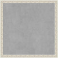 Amanti Art Silver Framed Magnetic Board 22x22 Medium Vision Board for use with Magnets, 100% Metal Sheet to Display Items as Office Decor or for Home Organization in mudroom, Kitchen or Kids Room