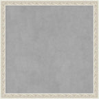 Amanti Art Silver Framed Magnetic Board 22x22 Medium Vision Board for use with Magnets, 100% Metal Sheet to Display Items as Office Decor or for Home Organization in mudroom, Kitchen or Kids Room