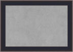 Amanti Art Black Framed Magnetic Board 15x21 Small Vision Board for use with Magnets, 100% Metal Sheet to Display Items as Office Decor or for Home Organization in mudroom, Kitchen or Kids Room