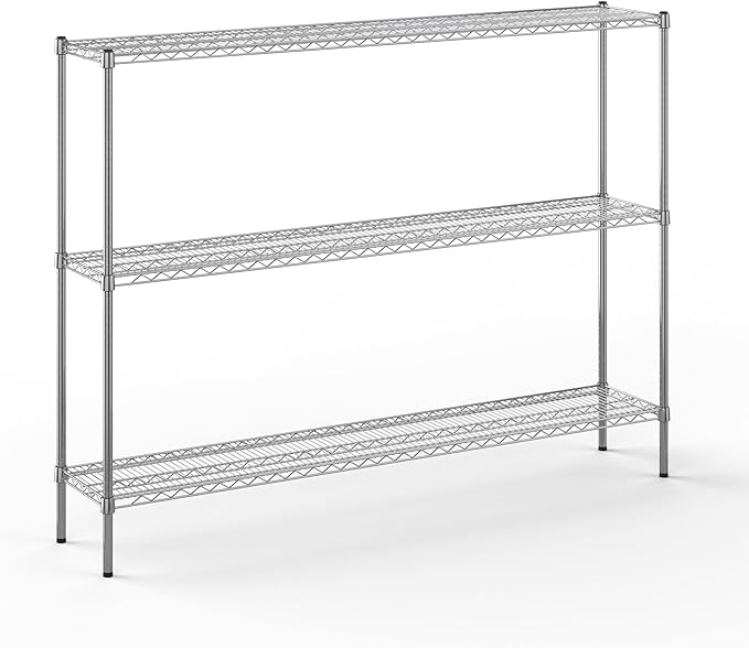 Regal Altair 14" Deep x 72" Wide x 54" Height Wire Shelving Kit | 3-Tier | NSF Commercial Storage Rack Unit