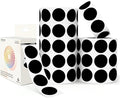 Black 1 Inch Round Color Coding Dot Labels, 10 Rolls 10000 Dot Stickers in Dispenser Box - Permanent Adhesion, Vibrant Colors, Highly Visible